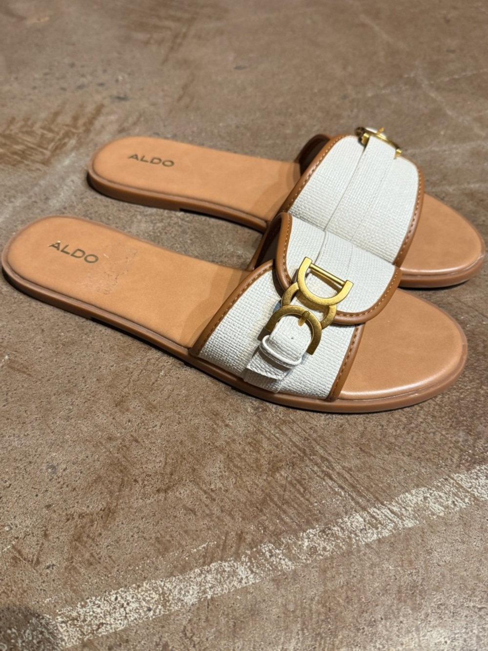 Aldo Buckle Accent Sandals